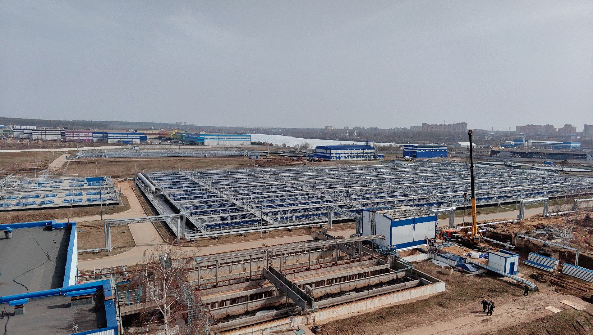 Очистные сооружения, реконструкция, обработка, отходы, модернизация, ввод в эксплуатацию,