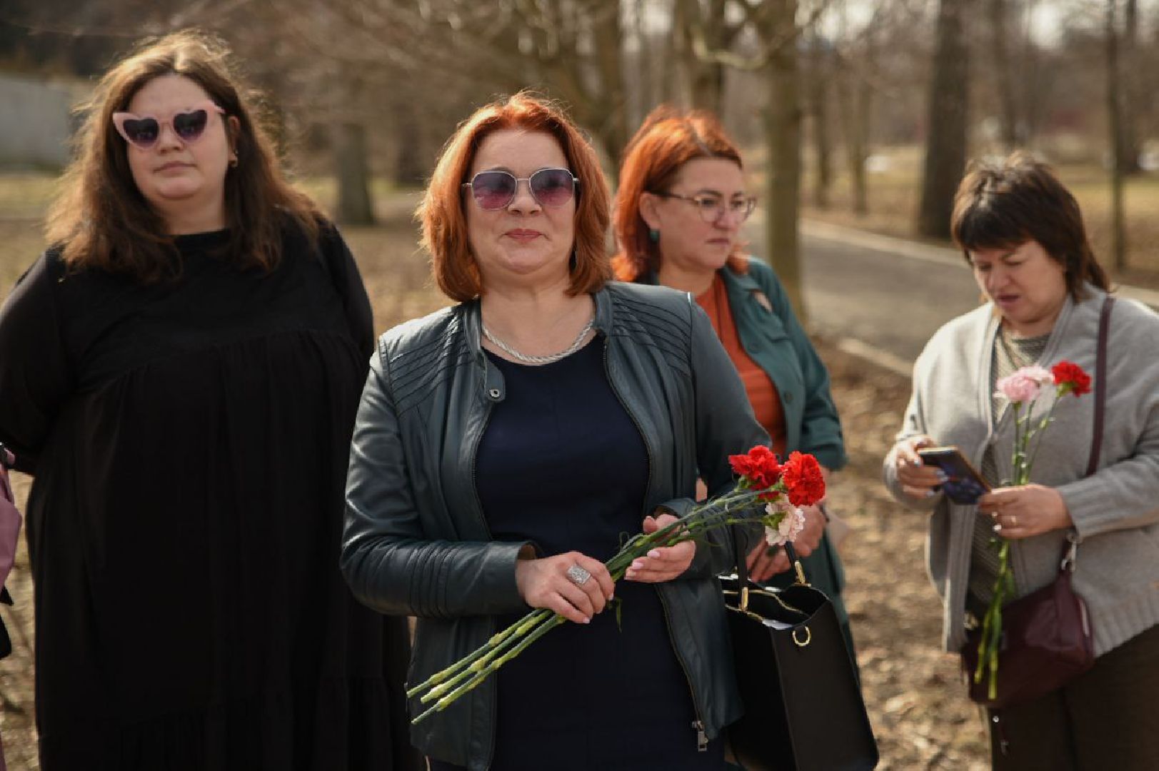 Бронницы, Памятник Пушкину, Возложение цветов, 25 лет памятнику Пушкина, Мемориальный парк Пушкина,