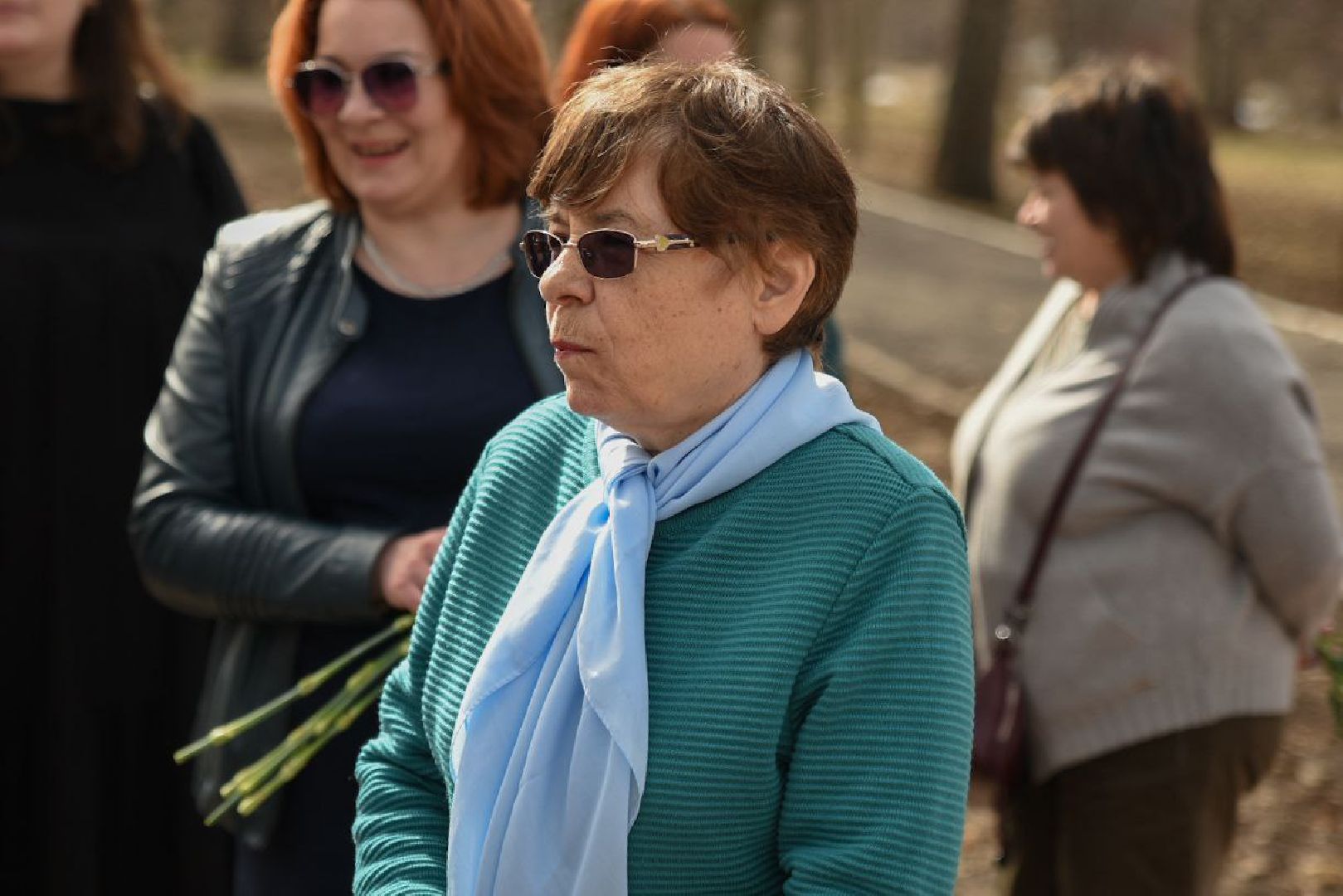 Бронницы, Памятник Пушкину, Возложение цветов, 25 лет памятнику Пушкина, Мемориальный парк Пушкина,