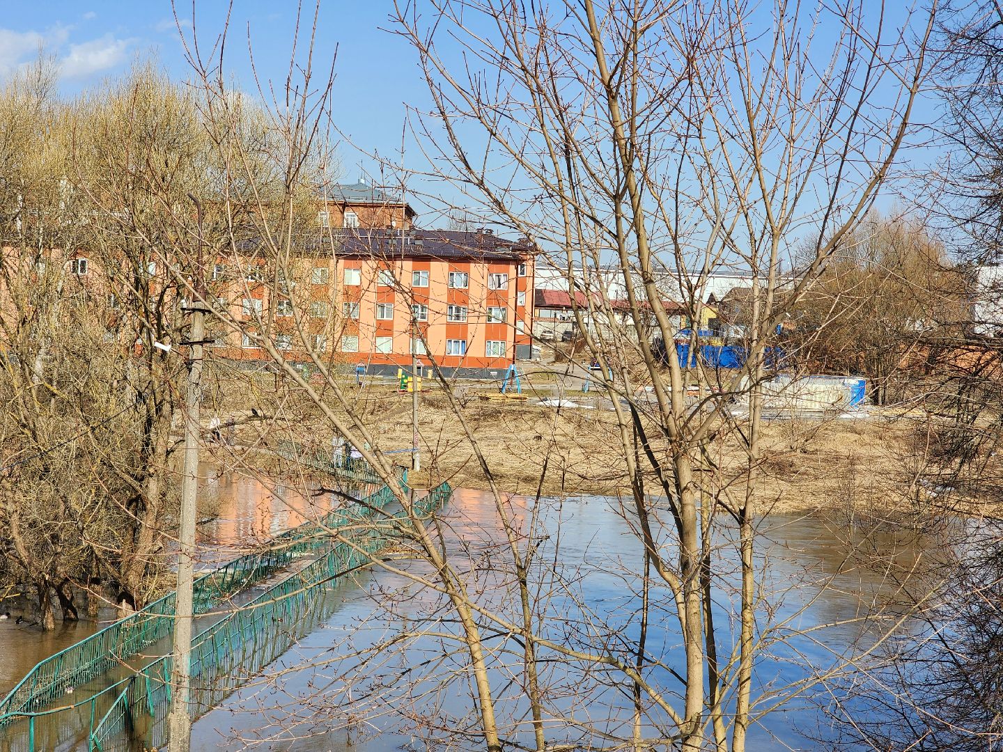 красноармейск, г.о. пушкинский, паводок, плотина,