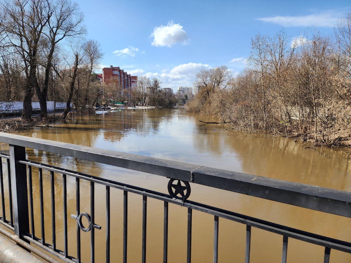 красноармейск, г.о. пушкинский, паводок, плотина,