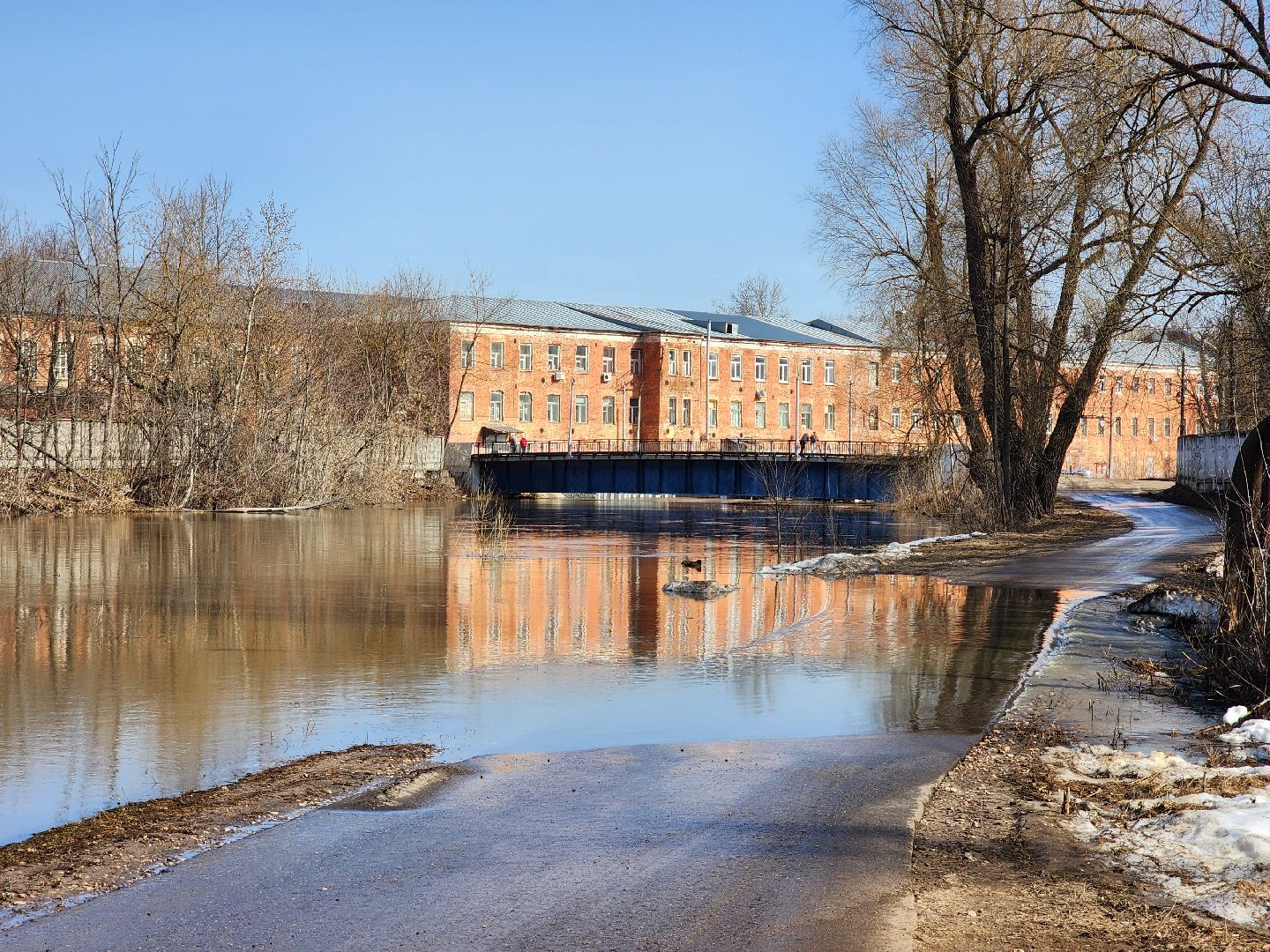 красноармейск, г.о. пушкинский, паводок, плотина,