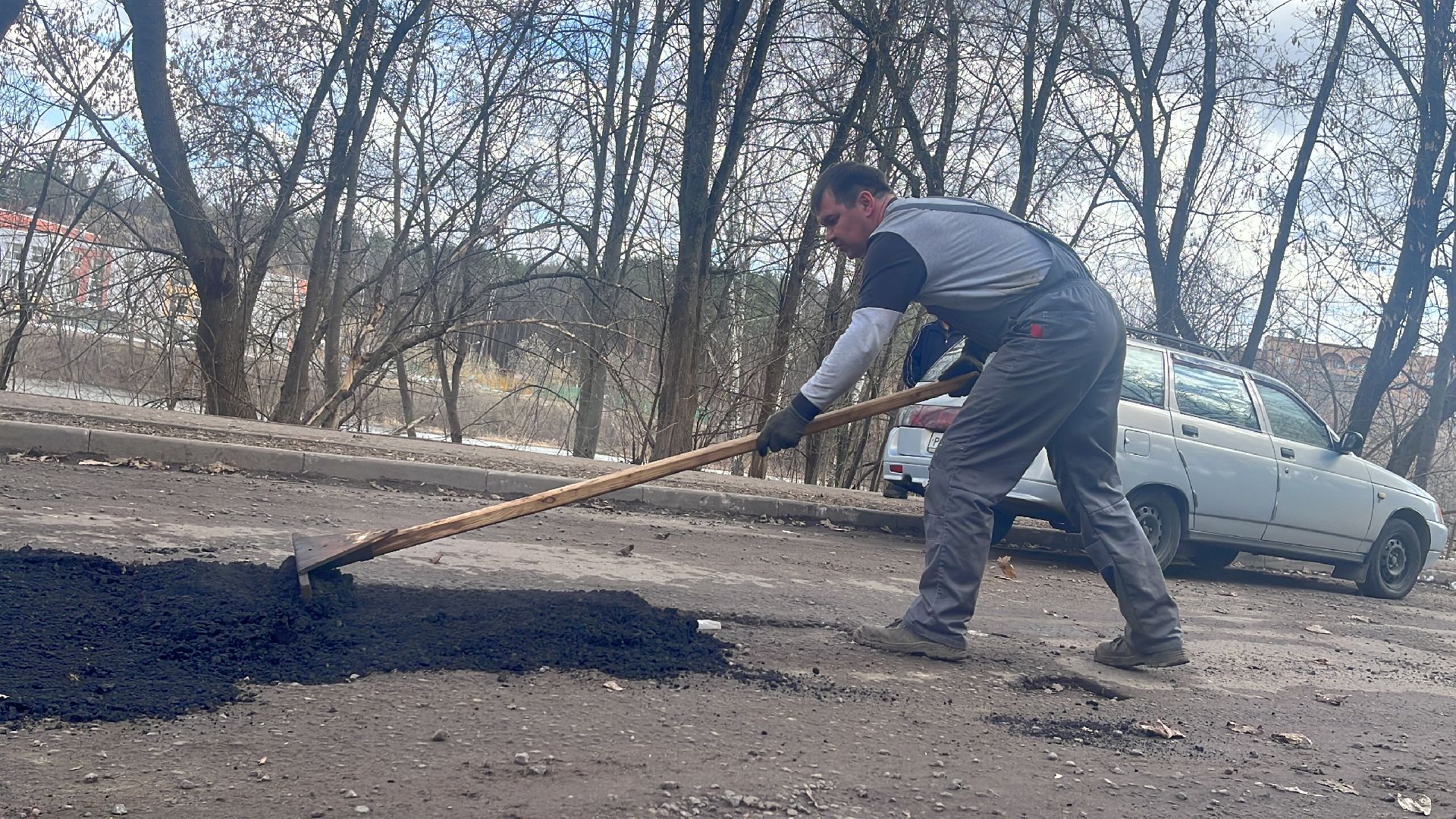 ремонт дорог, ремонт дороги, ямочный ремонт, ямы,