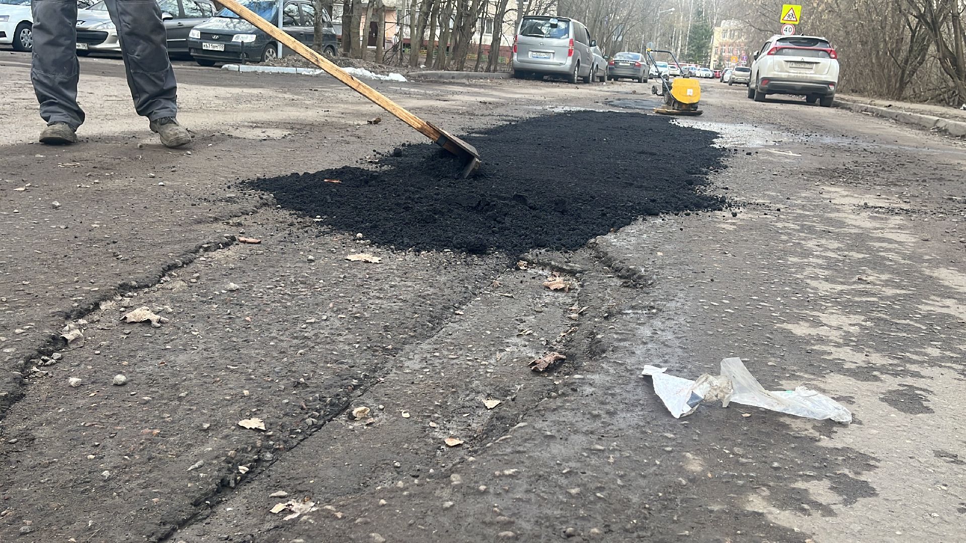 ремонт дорог, ремонт дороги, ямочный ремонт, ямы,