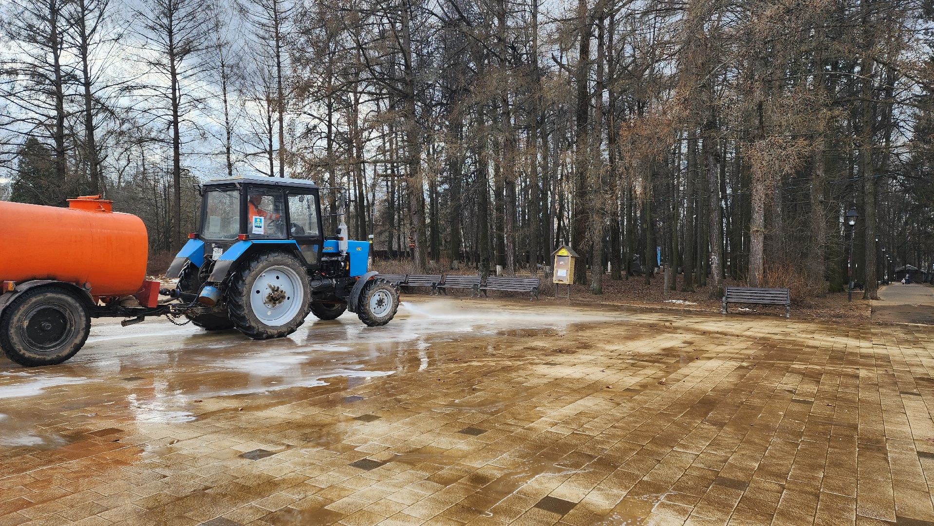 солнечногорск, парк, уборка,