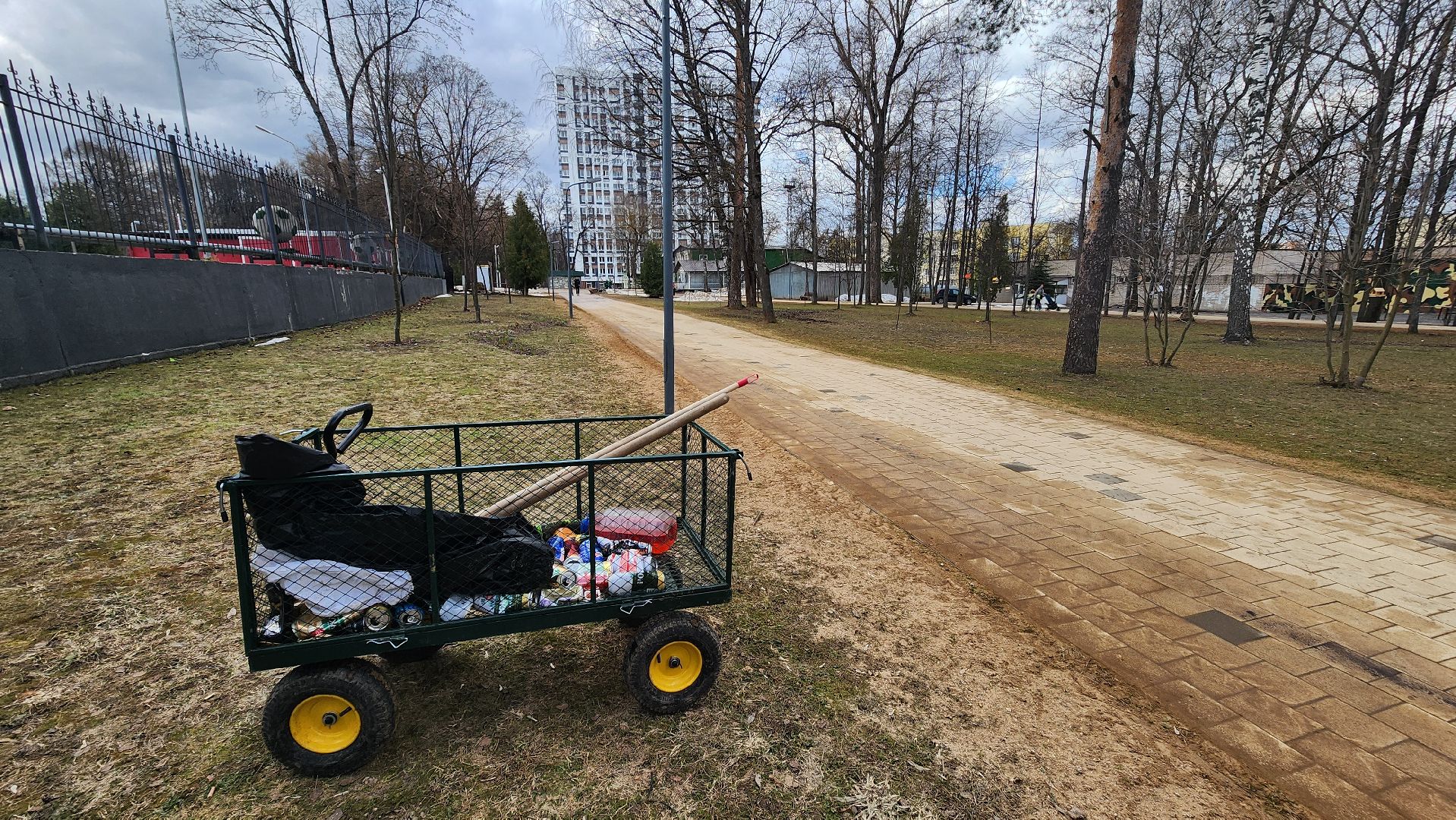 солнечногорск, парк, уборка,