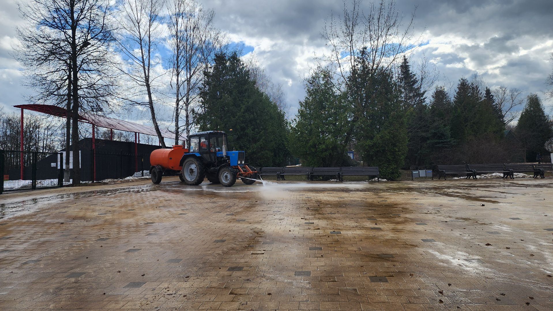 солнечногорск, парк, уборка,