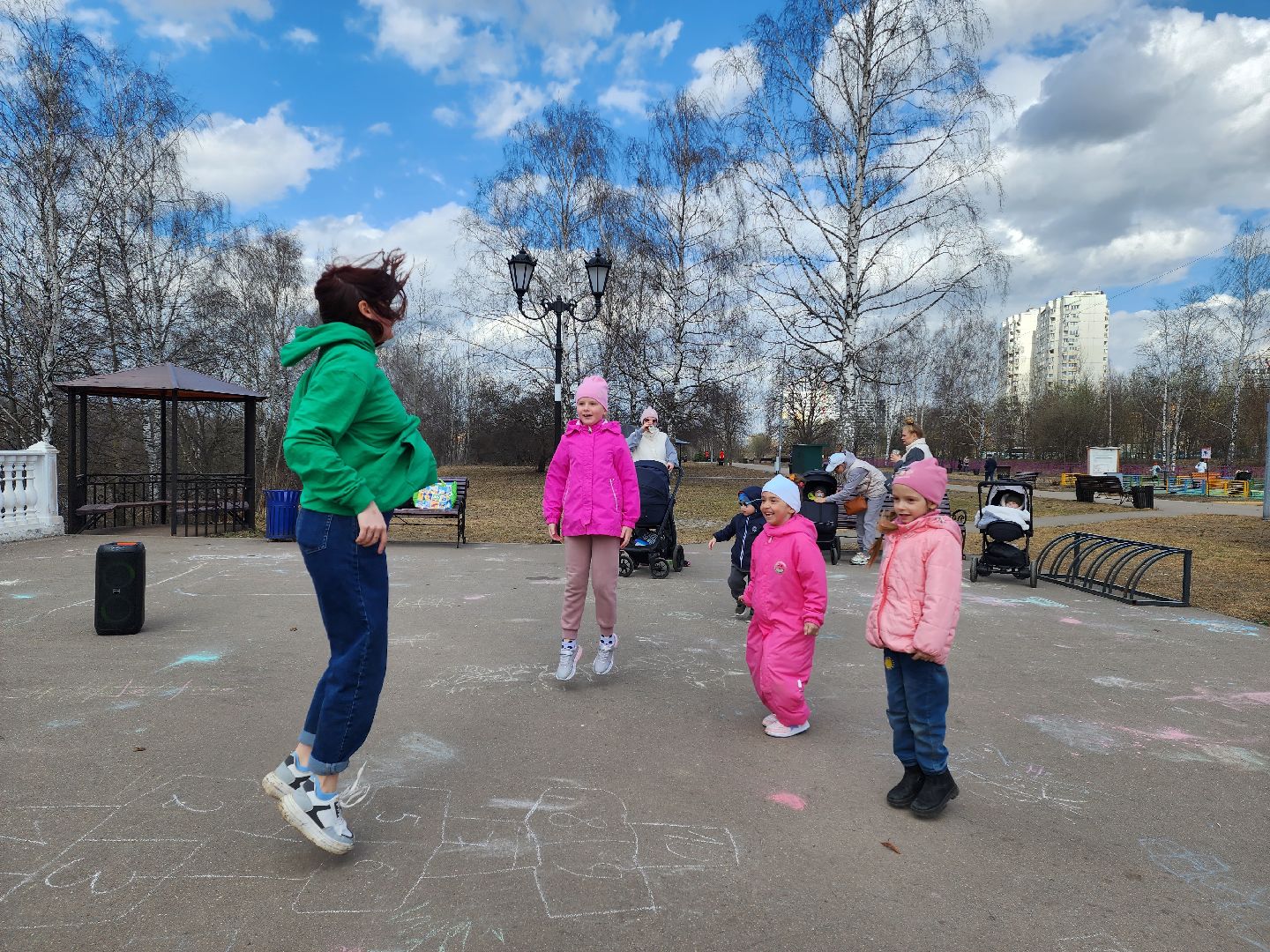 Зарядка, Парк, долгопрудный,