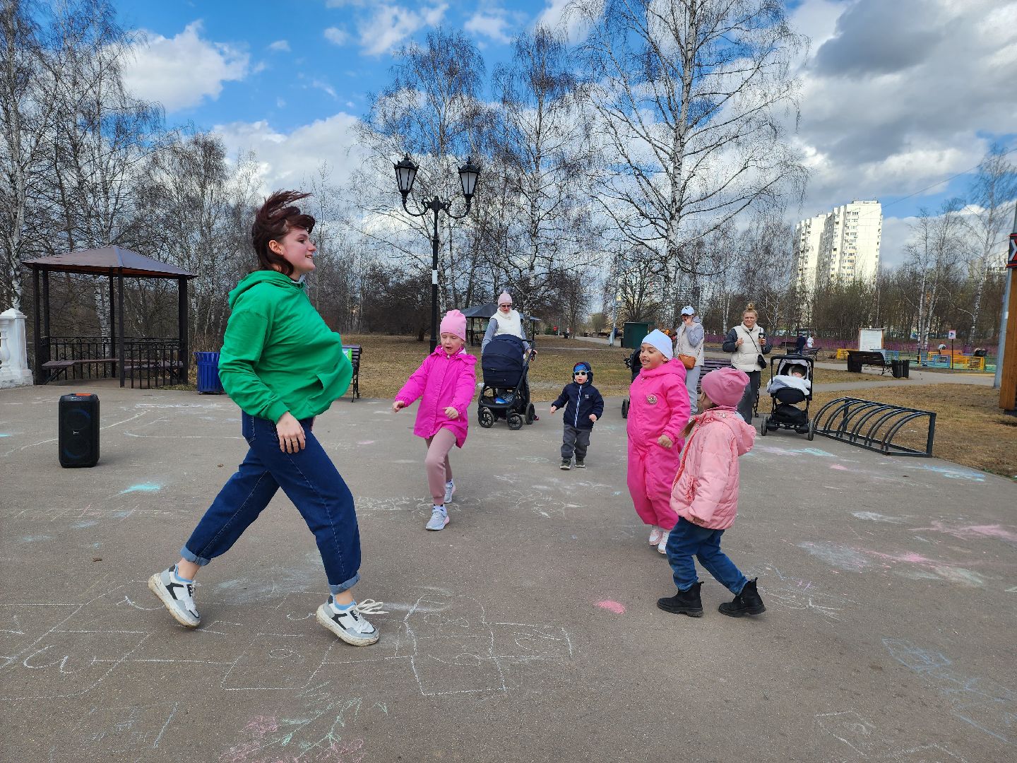 Зарядка, Парк, долгопрудный,