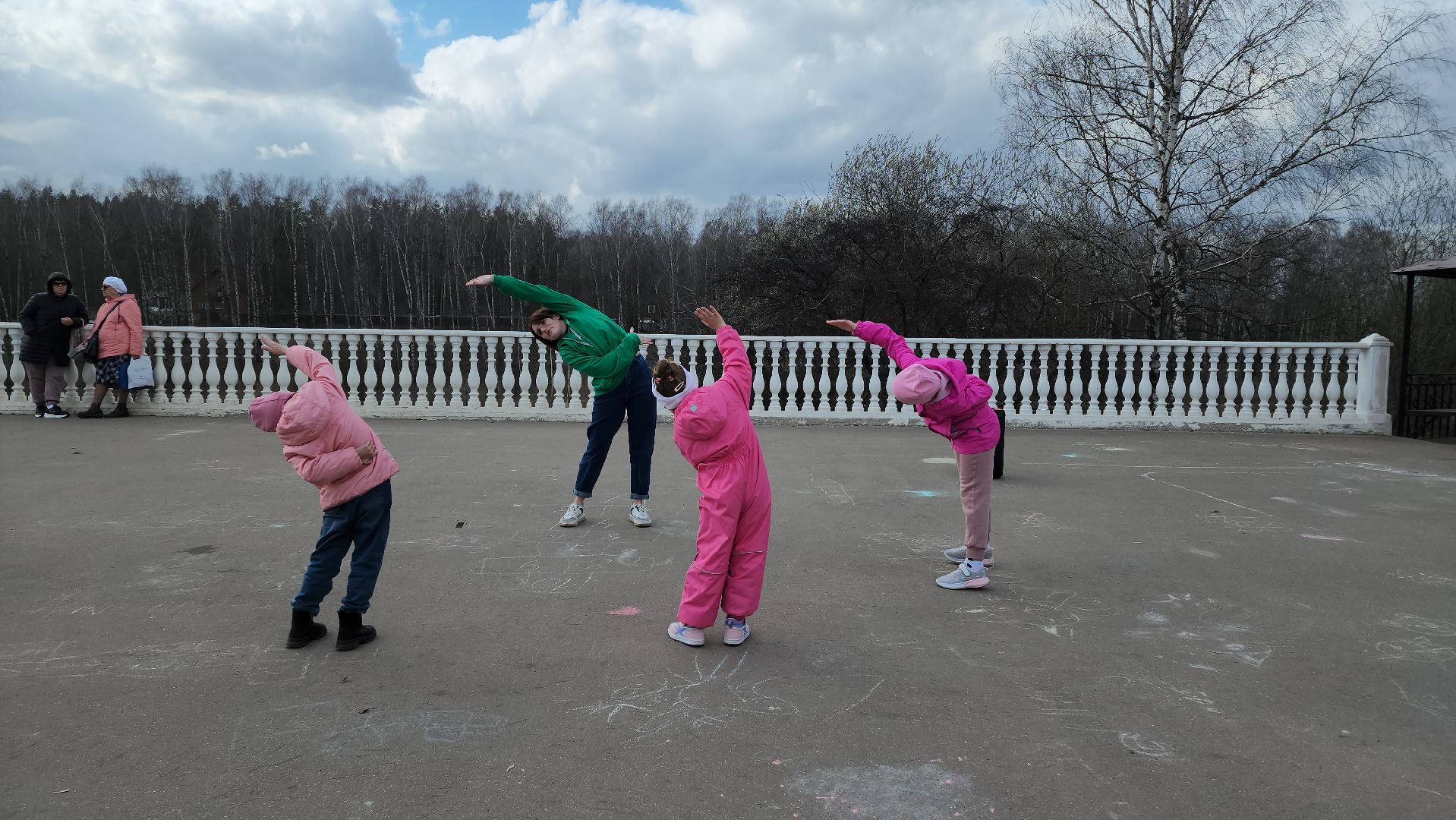 Зарядка, Парк, долгопрудный,