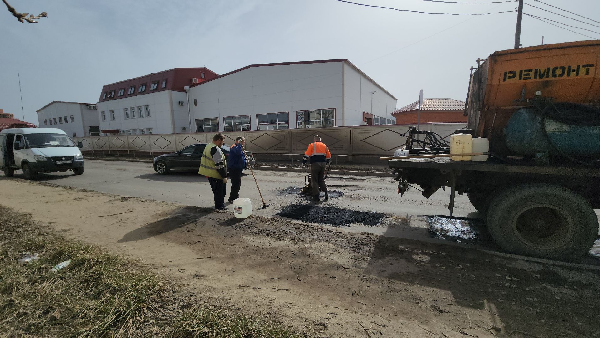 ступино, ремонт дорог, ямочный ремонт,