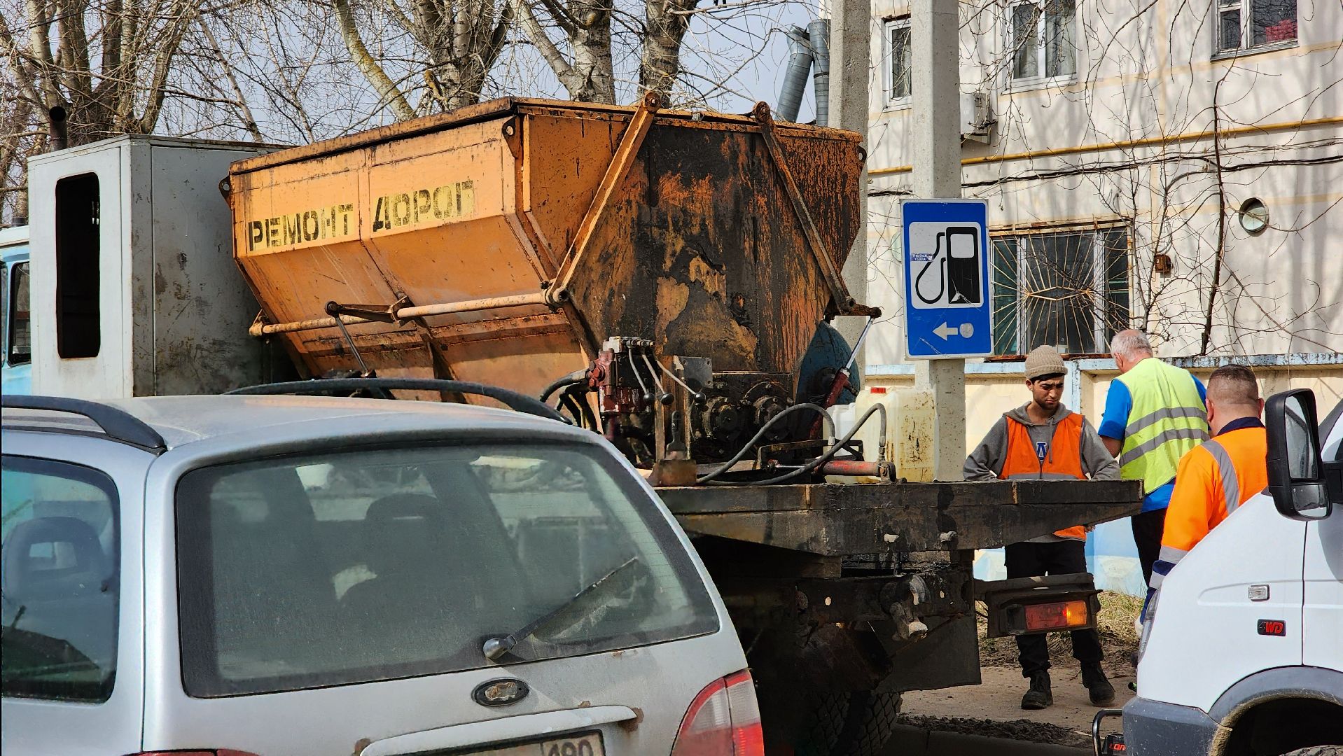 ступино, ремонт дорог, ямочный ремонт,