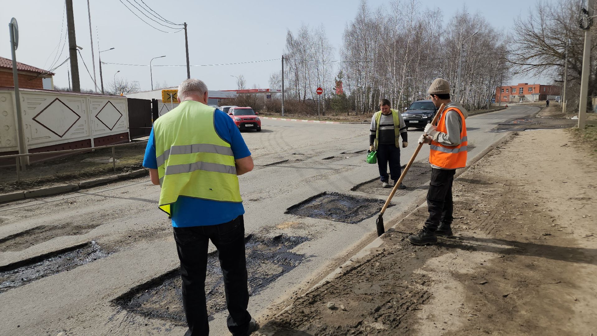 ступино, ремонт дорог, ямочный ремонт,