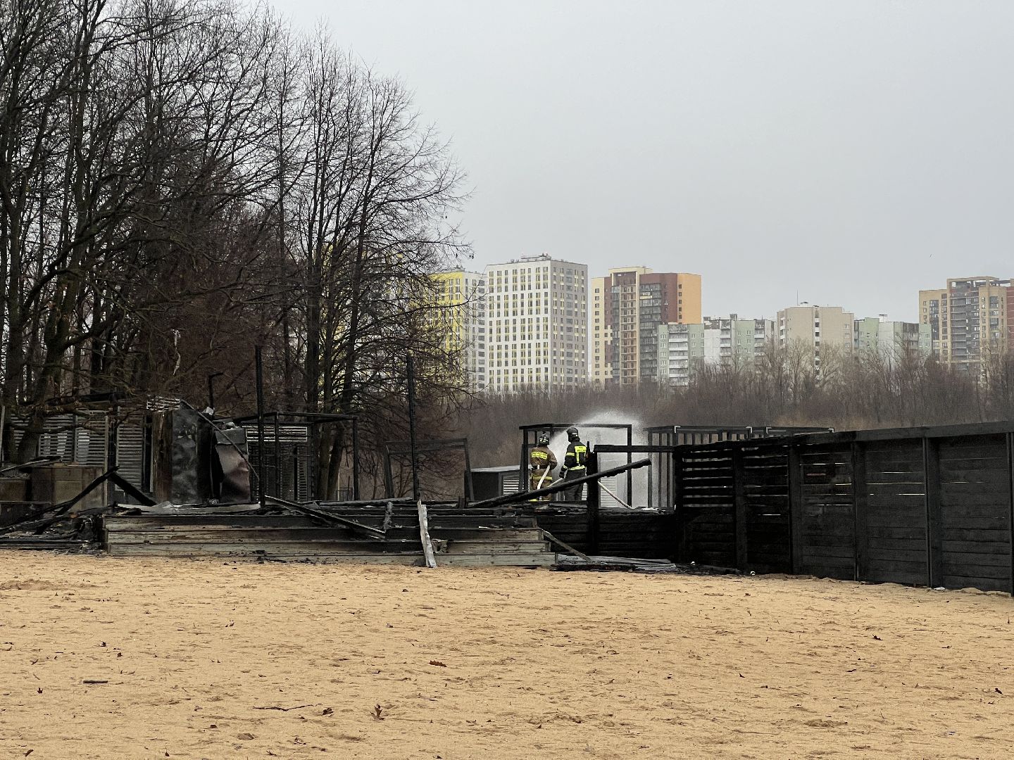 химки, чп, пожар,