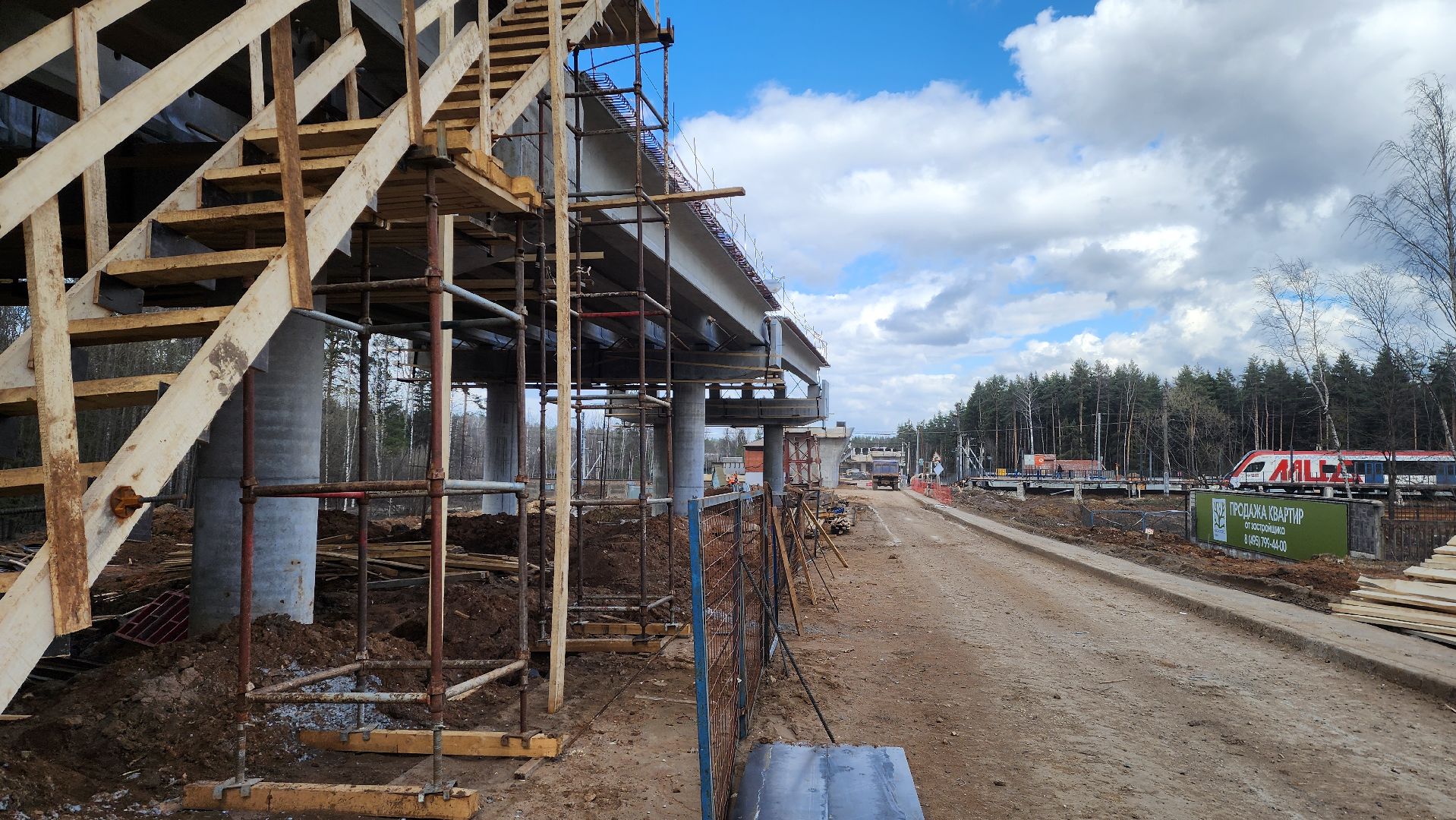 красногорск, аникеевка, путепровод,