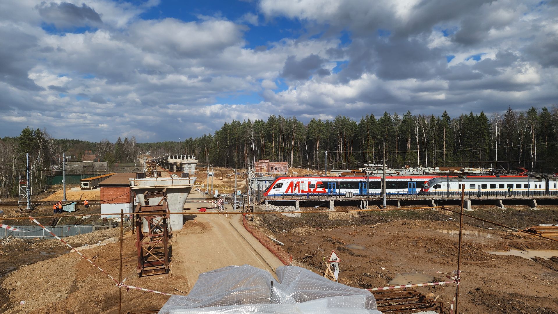 красногорск, аникеевка, путепровод,