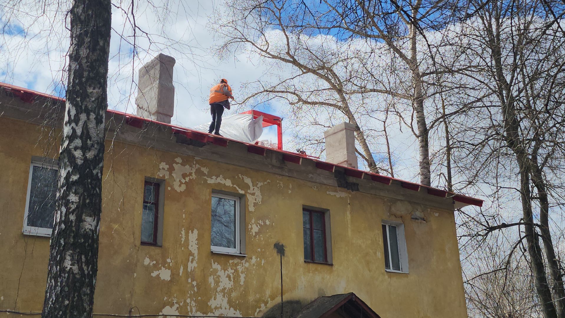 серпухов, улица парковая, мкд, замена кровли, капитальный ремонт,