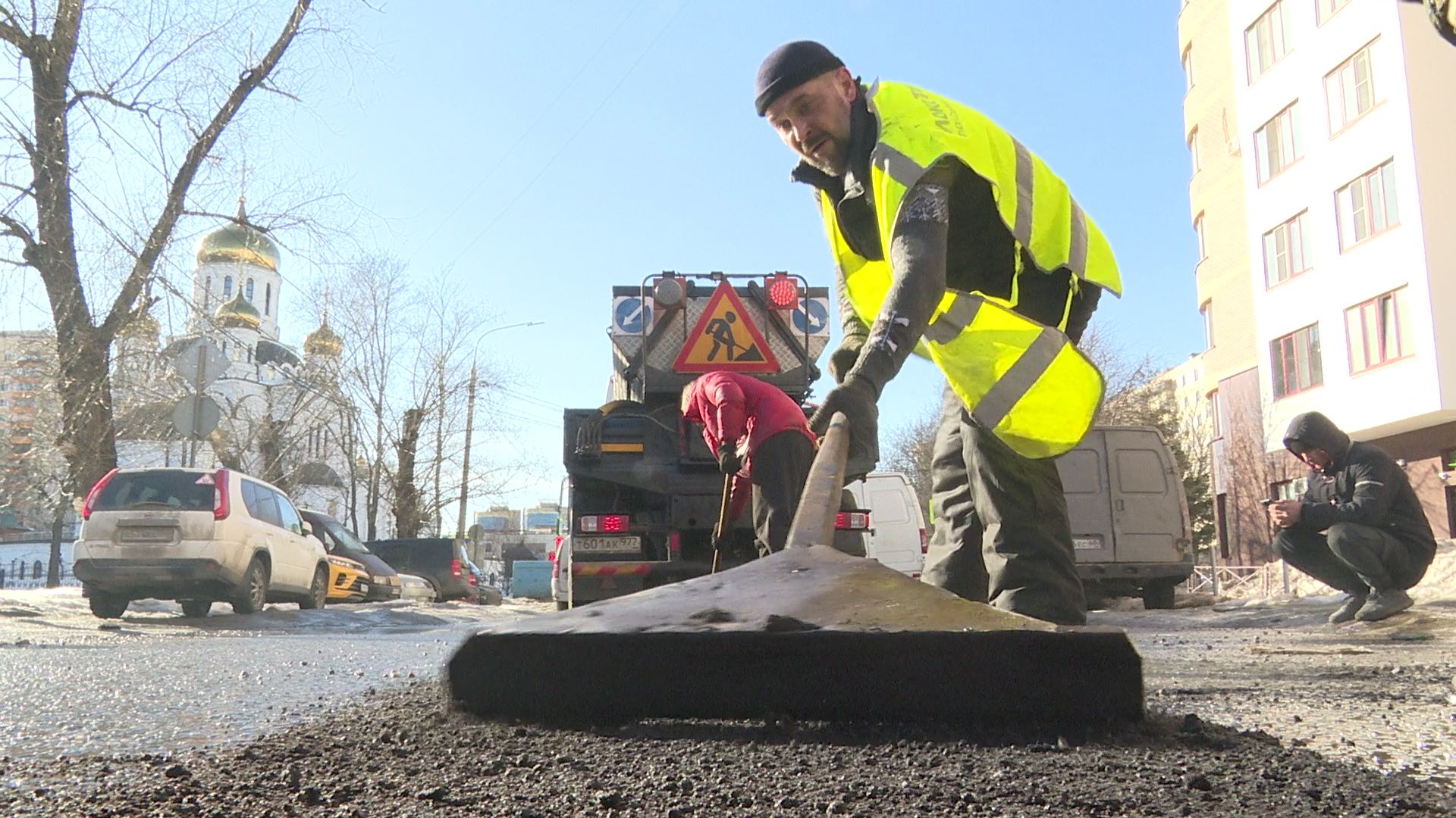 Ремонт, ямы, Реутов, асфальт, выбоины,