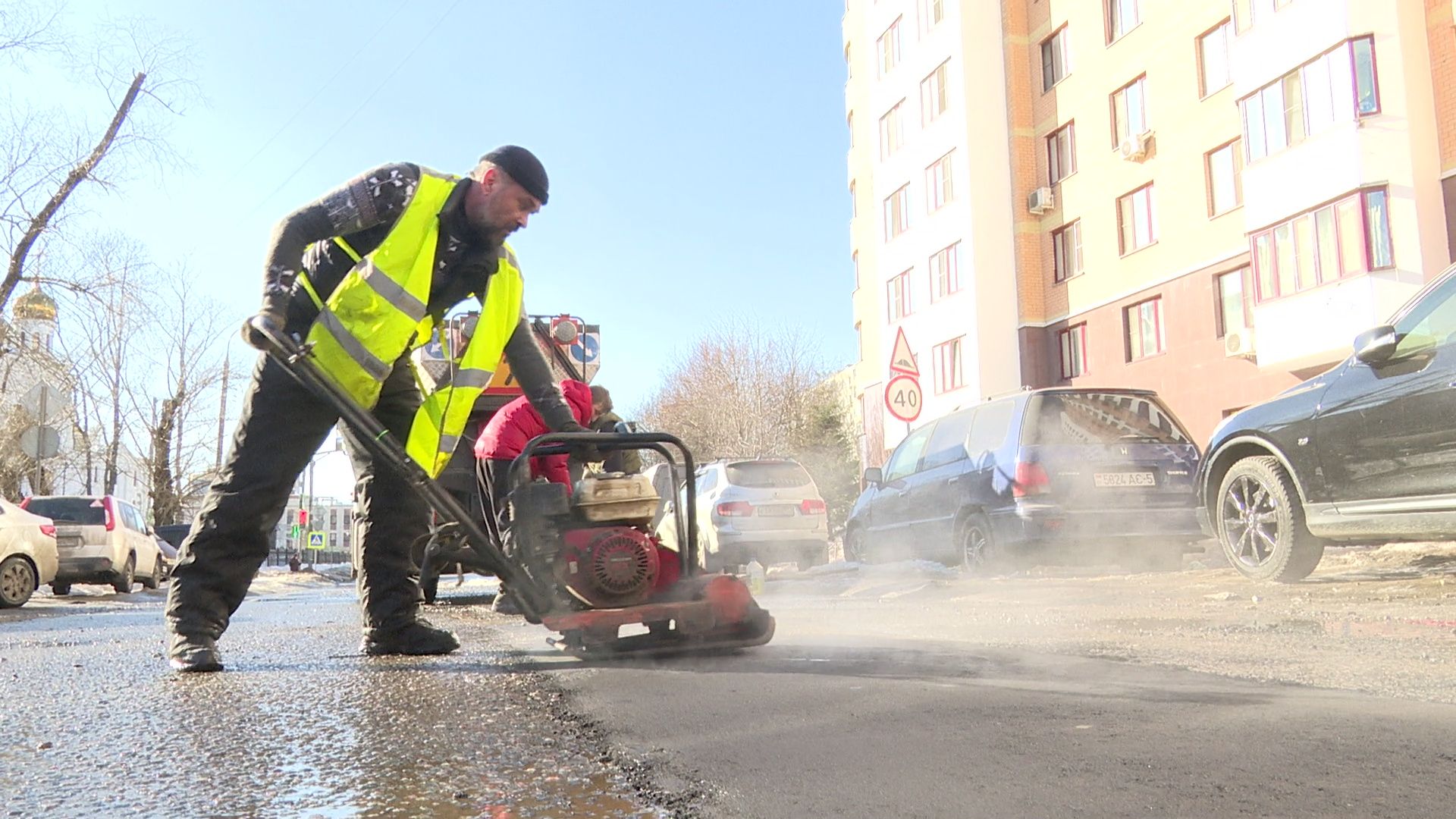 Ремонт, ямы, Реутов, асфальт, выбоины,