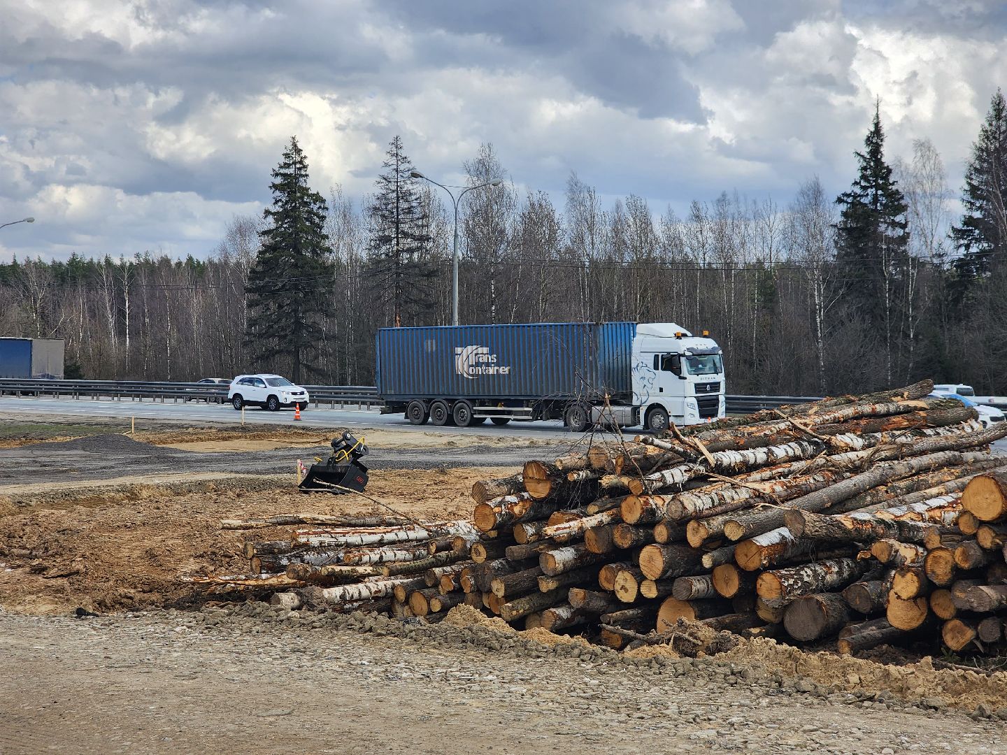 пушкино, дорожное движение, трасса, реконструкция, дорожные работы,