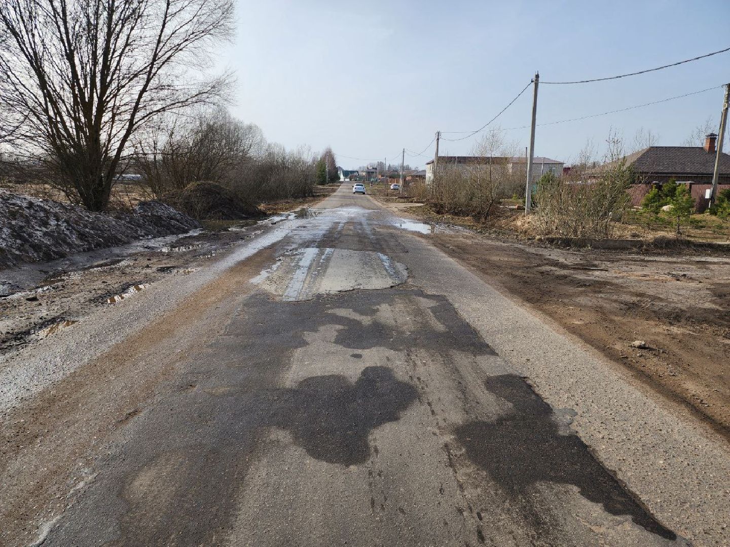 можайск, можайский городской округ, подмосковье, дороги, ремонт дорог, ямы, просьба жителей, выездная администрация,