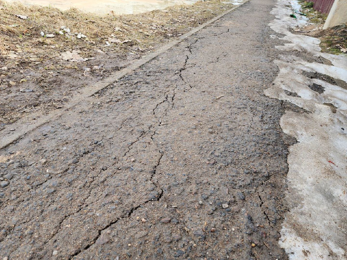 можайск, можайский городской округ, подмосковье, ремонт дорожки, пешеходная дорожка, тропинка, выездная администрация, просьба жителей, благоустройство,