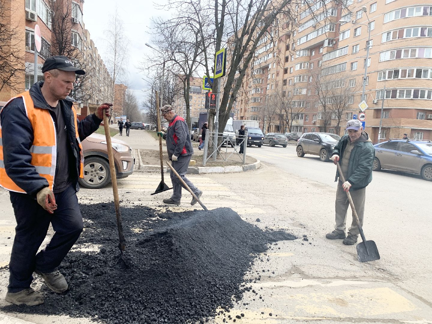 Балашиха, Подмосковье, Дороги, ямочный ремонт, Ямы, пешеходные переходы,