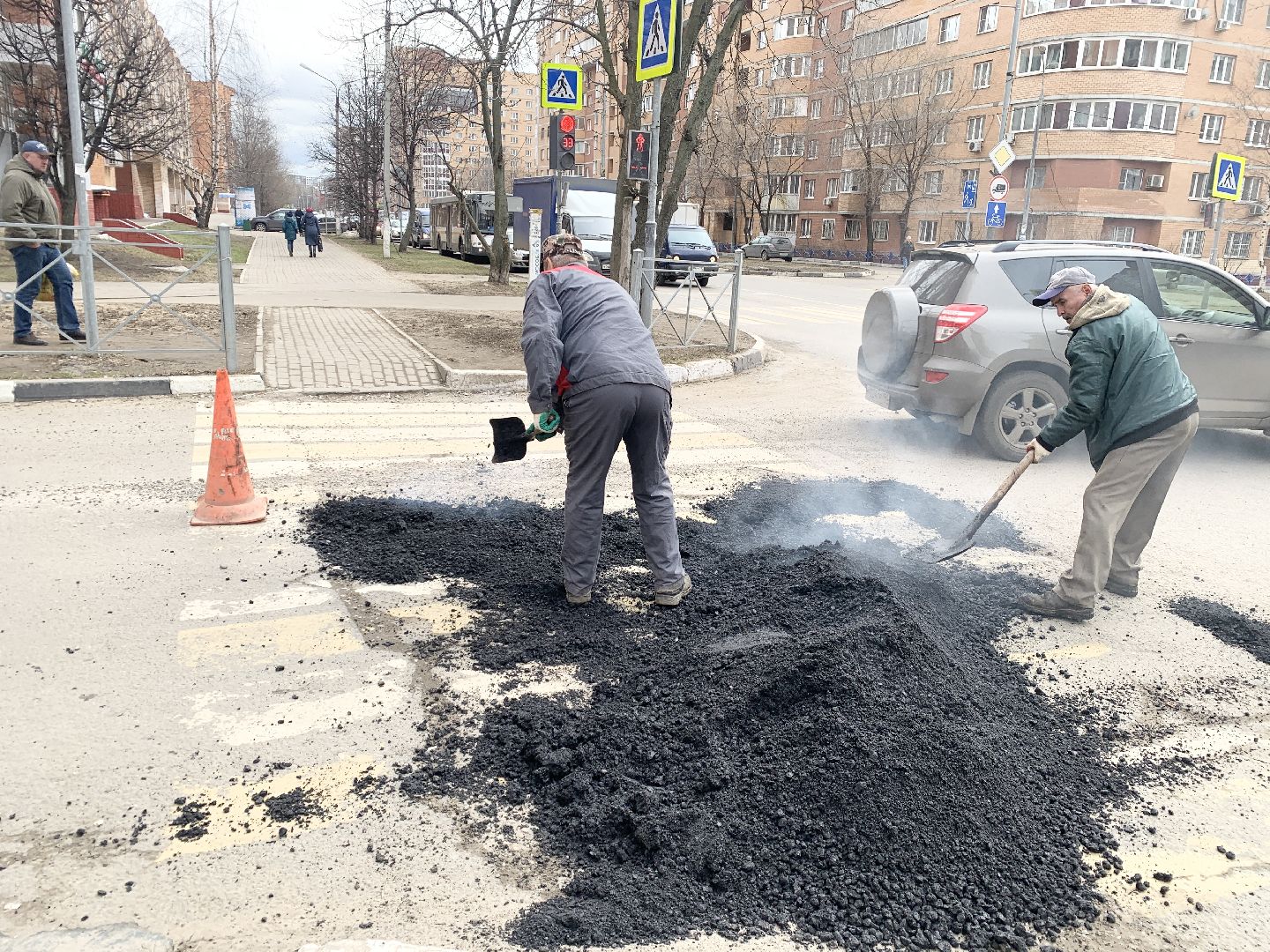 Балашиха, Подмосковье, Дороги, ямочный ремонт, Ямы, пешеходные переходы,