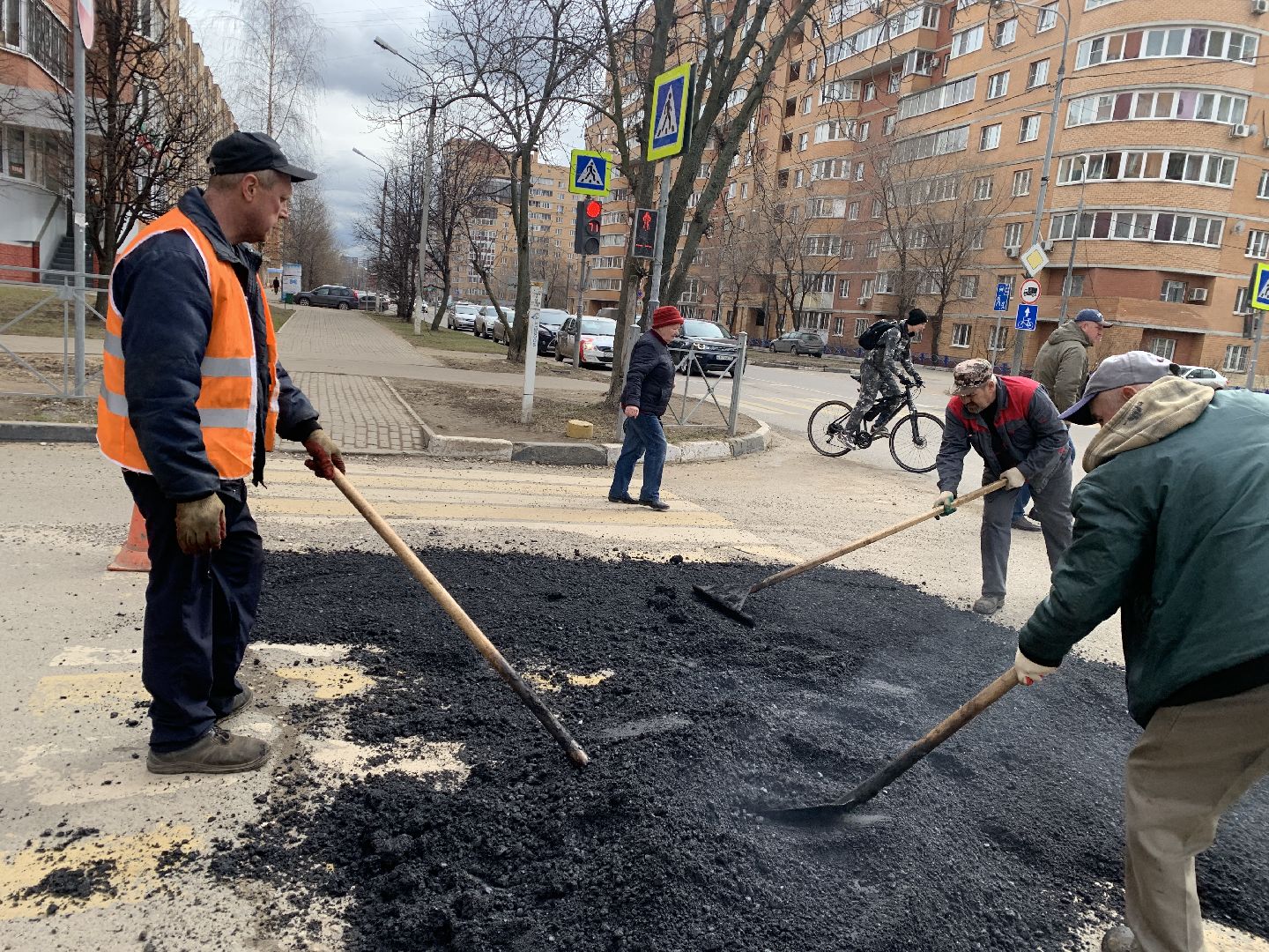 Балашиха, Подмосковье, Дороги, ямочный ремонт, Ямы, пешеходные переходы,