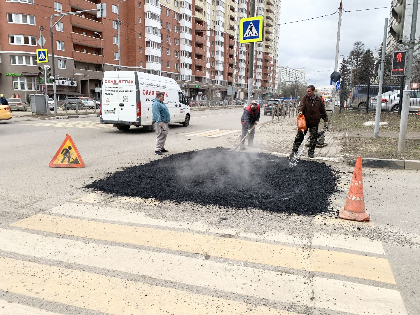 Балашиха, Подмосковье, Дороги, ямочный ремонт, Ямы, пешеходные переходы,