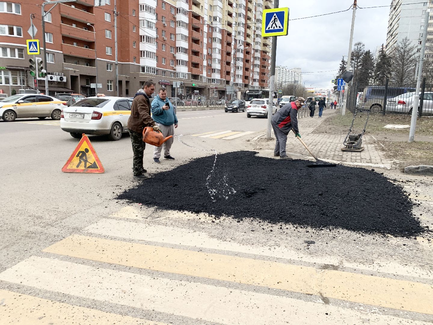 Балашиха, Подмосковье, Дороги, ямочный ремонт, Ямы, пешеходные переходы,