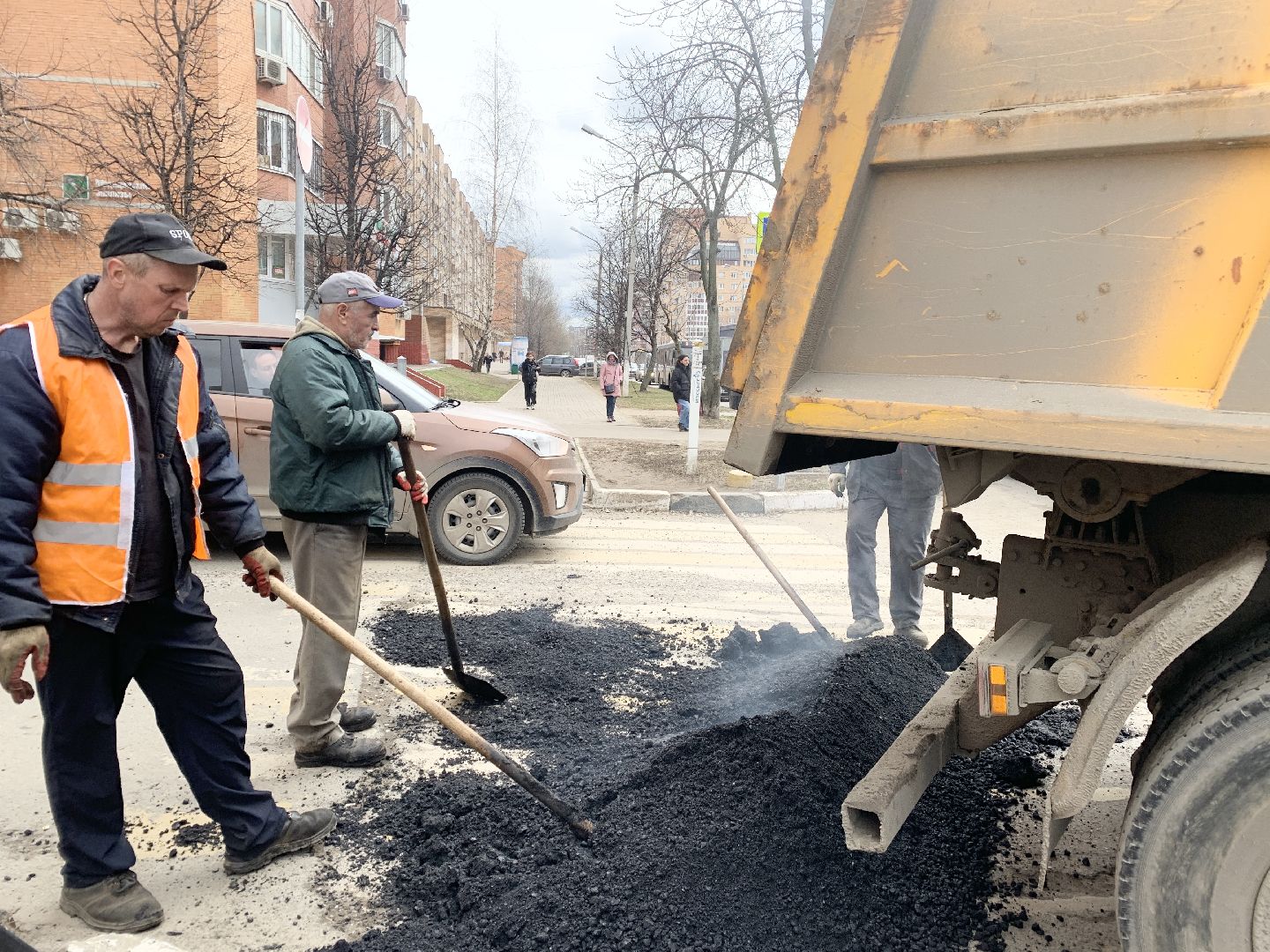 Балашиха, Подмосковье, Дороги, ямочный ремонт, Ямы, пешеходные переходы,
