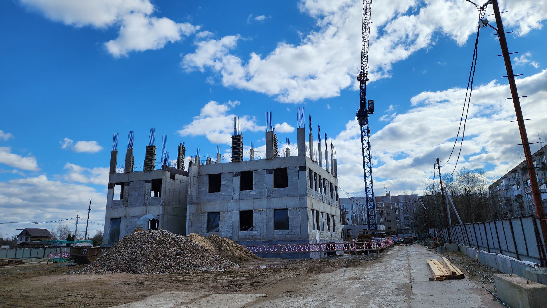 строительство социальных объектов, строительство поликлиники, медицина, Лосино-Петровский,