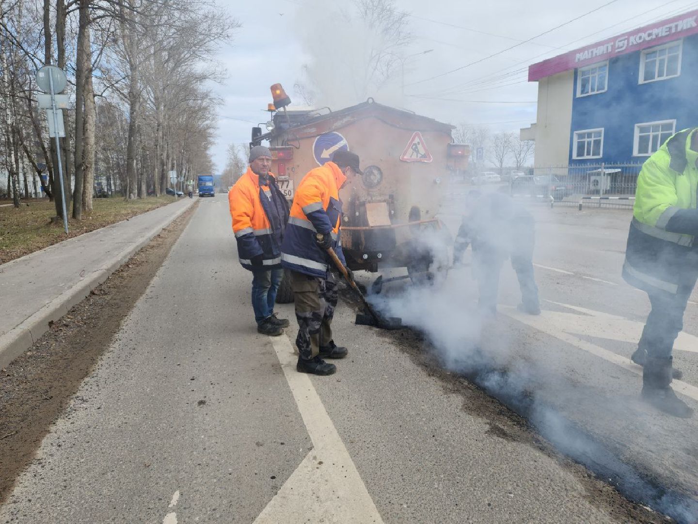 пущино, благоустройство, дорога,