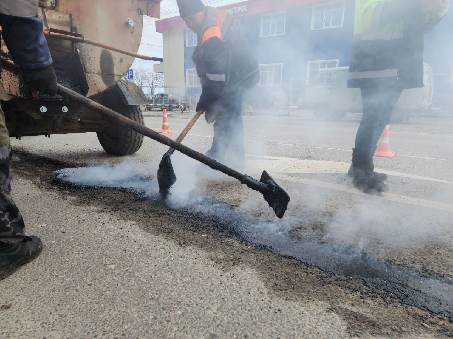 пущино, благоустройство, дорога,