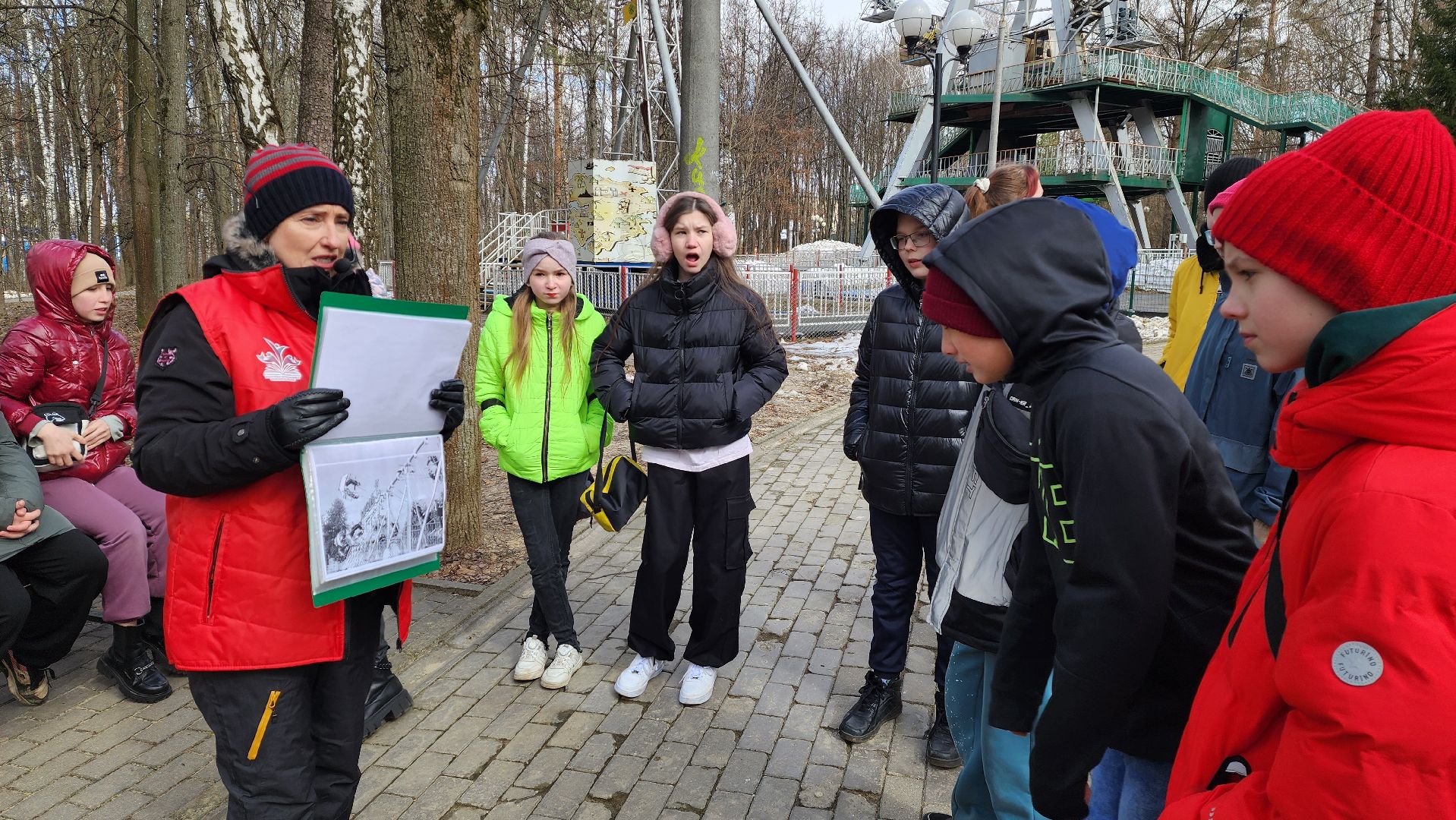 красногорск, городской парк, краеведение, интерактивная игра, экскурсия для школьников,