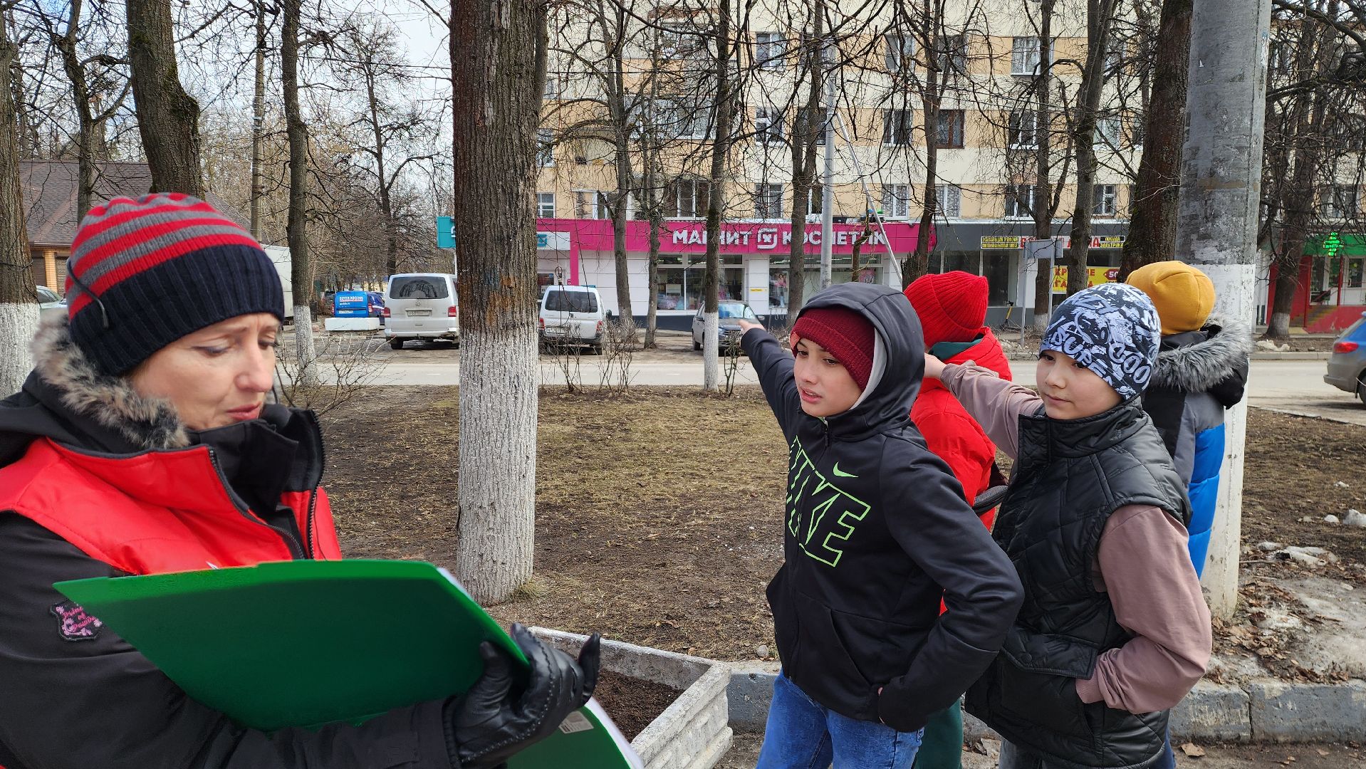 красногорск, городской парк, краеведение, интерактивная игра, экскурсия для школьников,