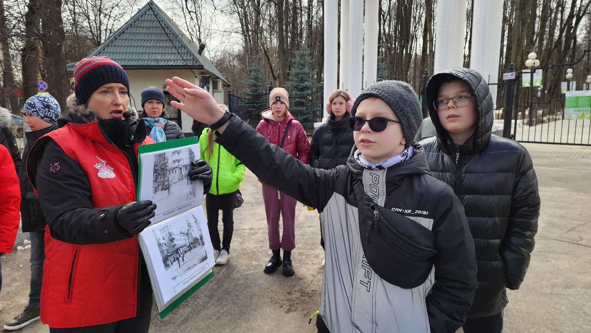 красногорск, городской парк, краеведение, интерактивная игра, экскурсия для школьников,