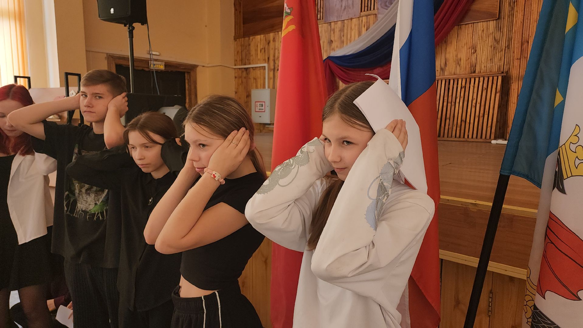 кашира, школа 4, спектакль, театр, федеральный проект, 9 мая, день победы,