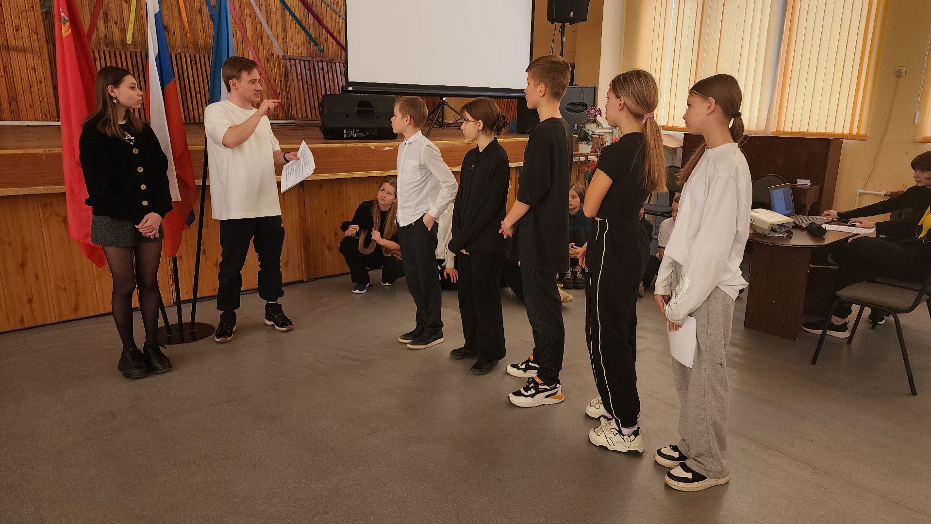 кашира, школа 4, спектакль, театр, федеральный проект, 9 мая, день победы,