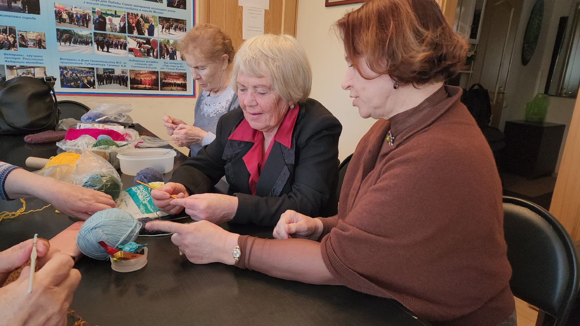 вязание, лобня, активное долголетие,