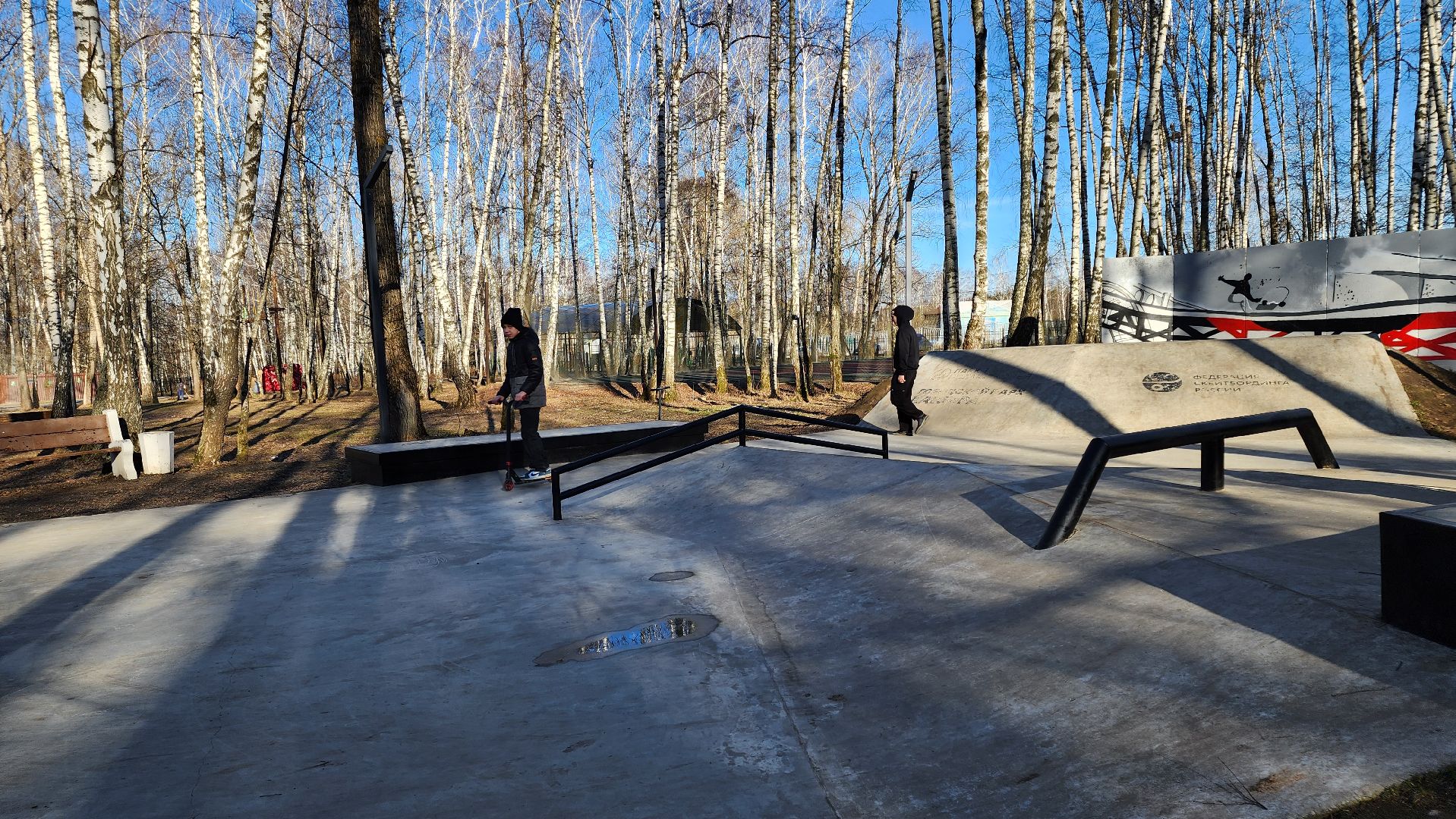 кашира, городской парк, скейтпарк, самокат, скейтборд, bmx, открытие сезона,