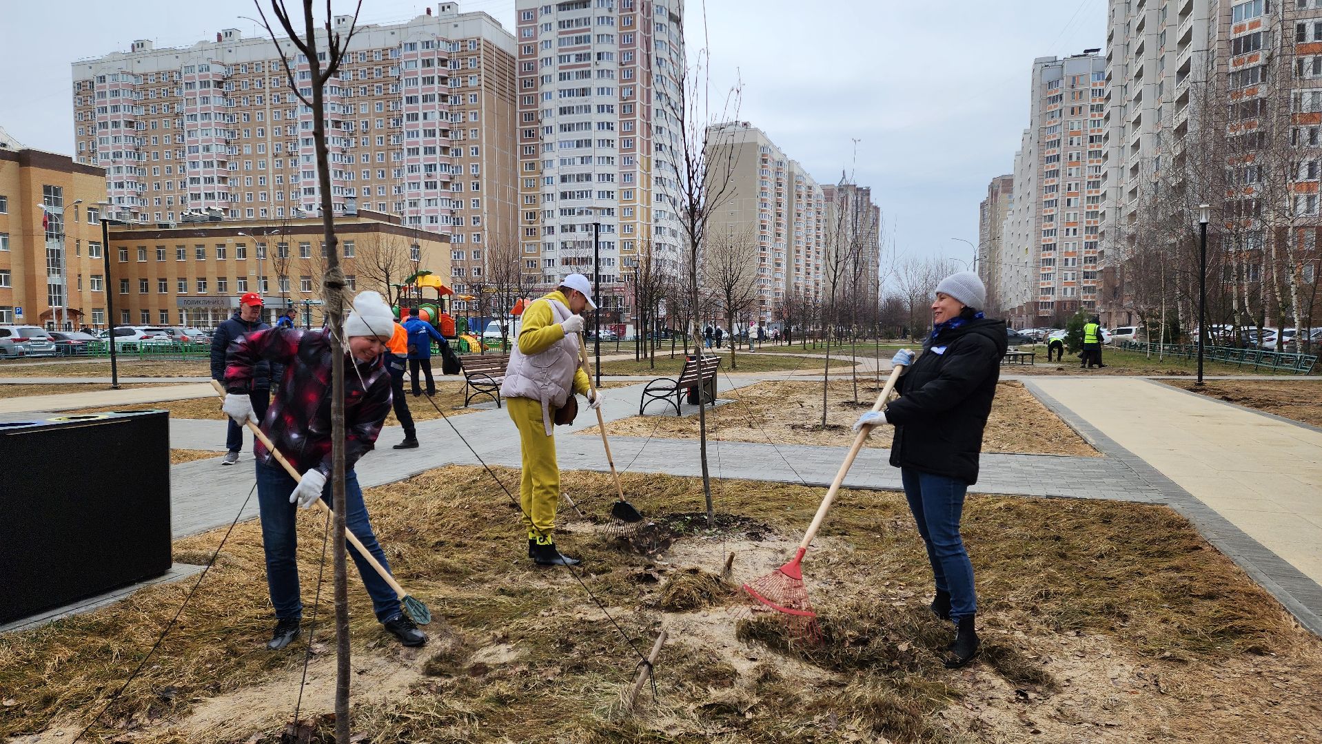 Подольск, Субботник, уборка территорий, благоуйстройство,