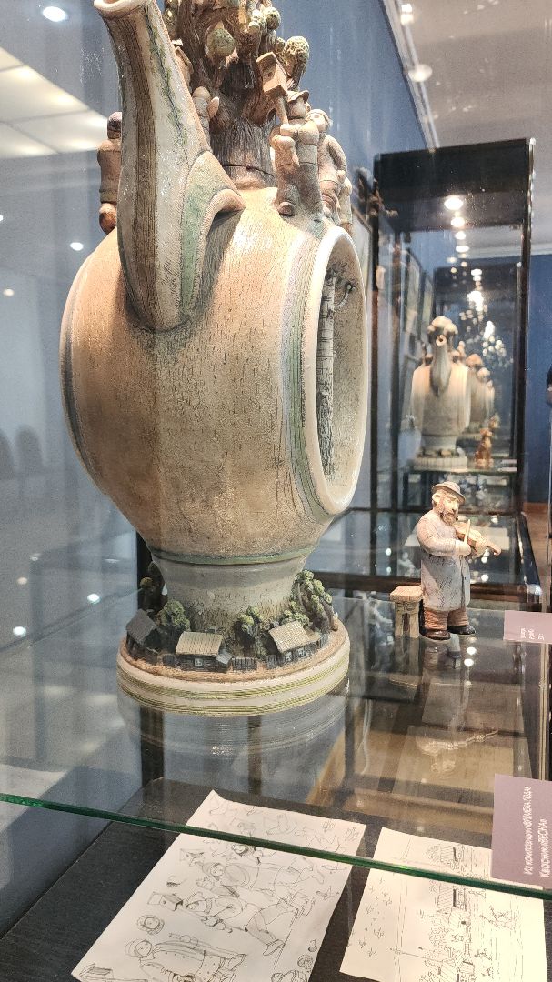 электросталь, мой город, жители города, культура, музей, выставка, культура подмосковья, гжельские узоры, керамика,