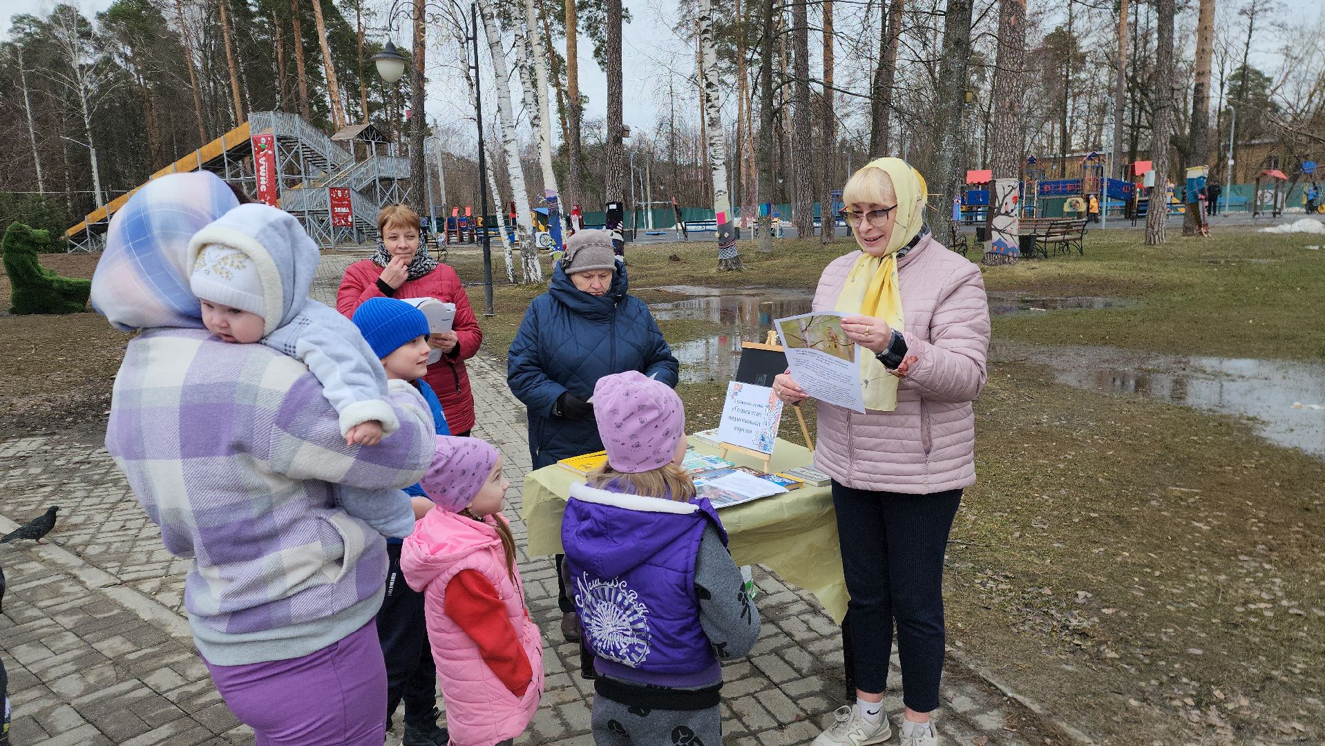 шатура, покормите птиц зимой, парк, парки подмосковья ., парки шатуры, международная акция, кормушки,