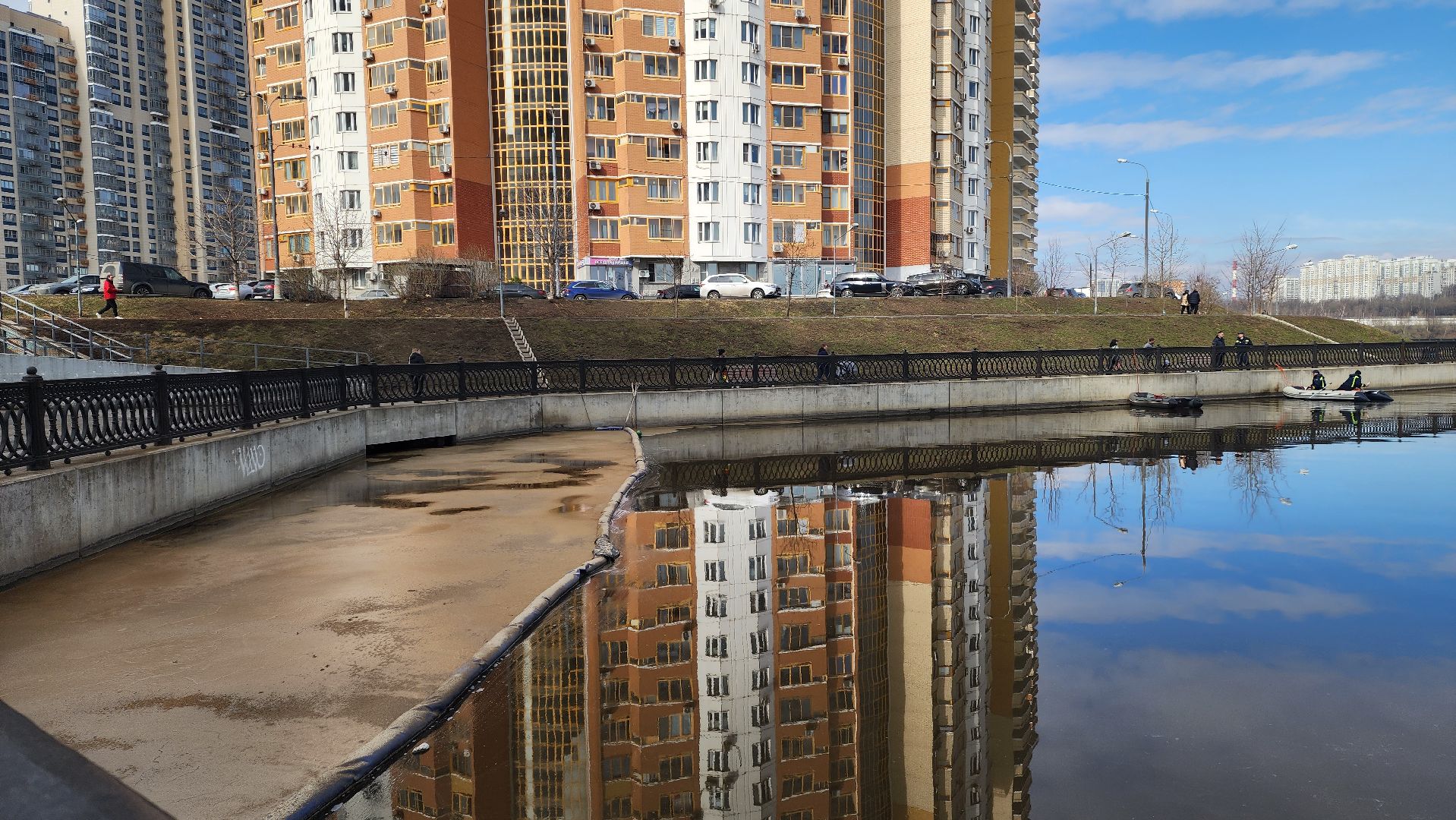 красногорск, чп, экология, нефть, москва-река,