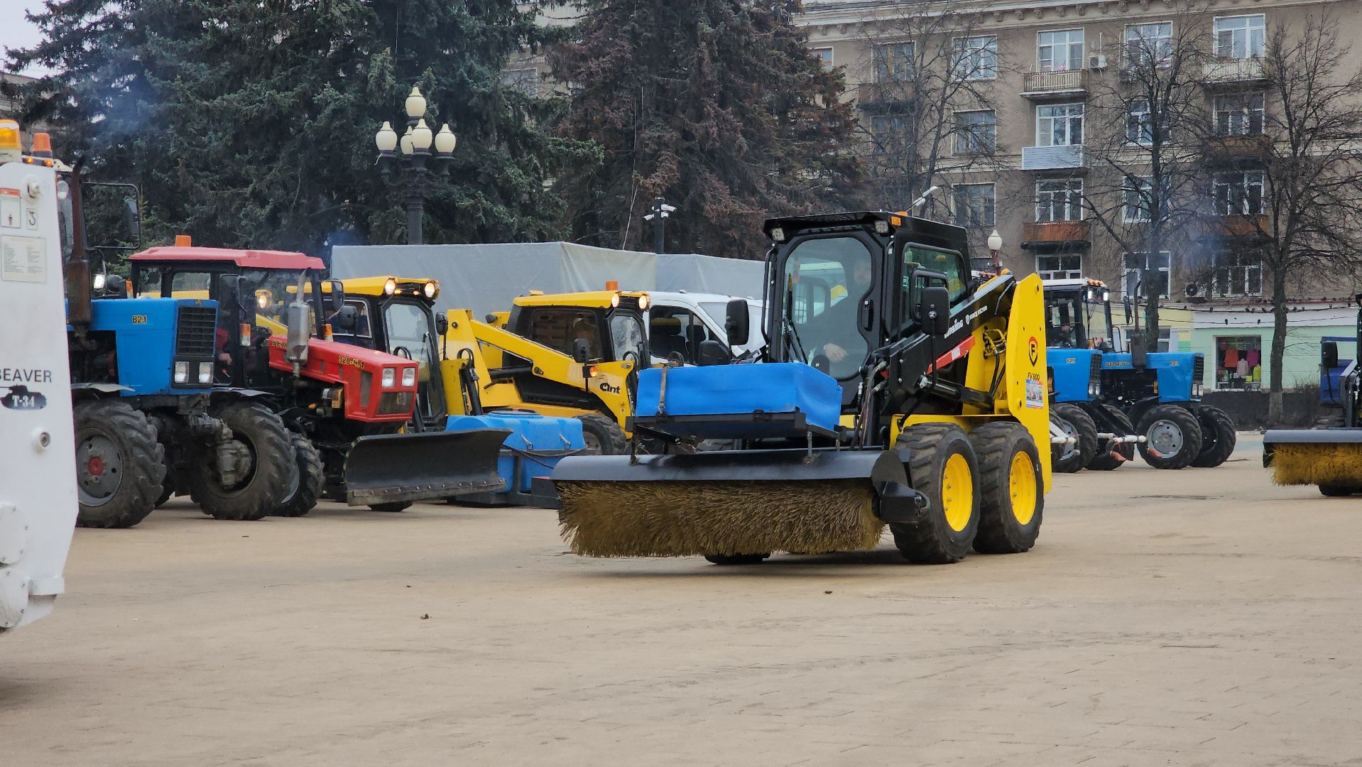 Ступино, благоустройство 2024, смотр коммунальной техники,