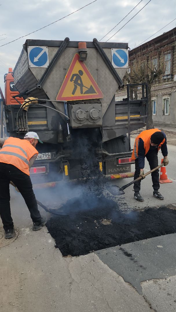 серпухов, улица карла маркса, ремонт дороги, комбинат благоустройства, асфальт,