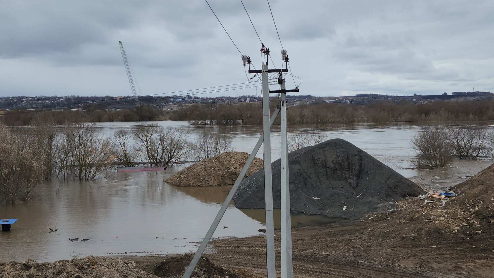 серпухов, мост через оку, строительство моста, паводок на оке, трасса М2,