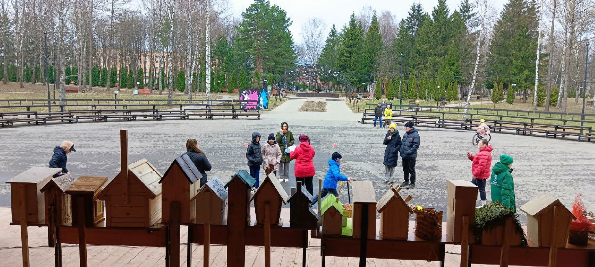 Талдом, Парк Победа, Пернатые в парках,